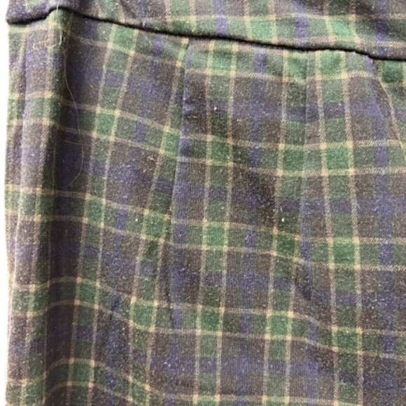 QVC Joan Rivers Medium Pull on Pants Blue Green Check - Picture 10 of 12
